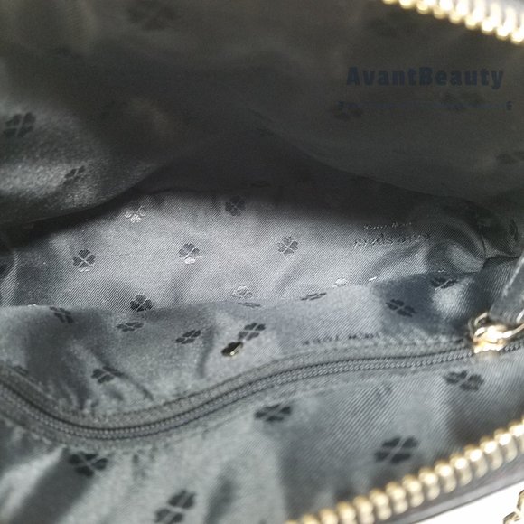 Kate Spade Small Dome Crossbody Cabana dot Black - Picture 13 of 16